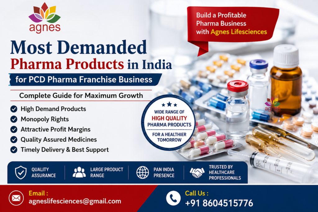 Most Demanded Pharma Products in India for PCD Pharma Franchise Business