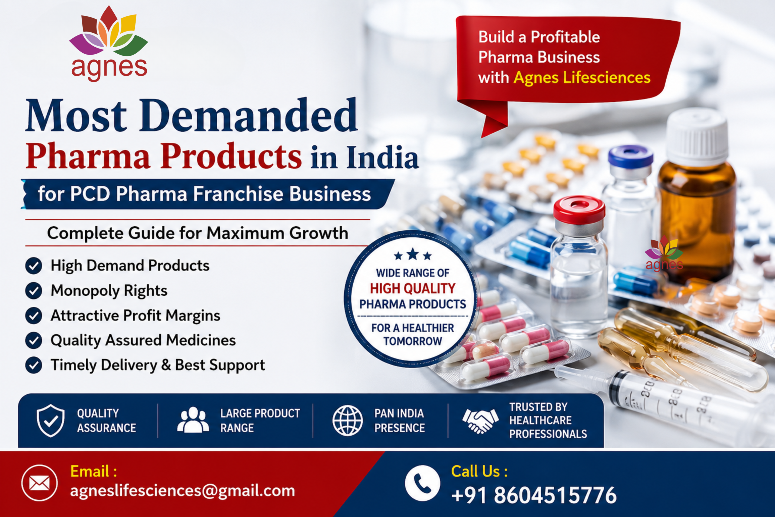 Most Demanded Pharma Products in India for PCD Pharma Franchise Business