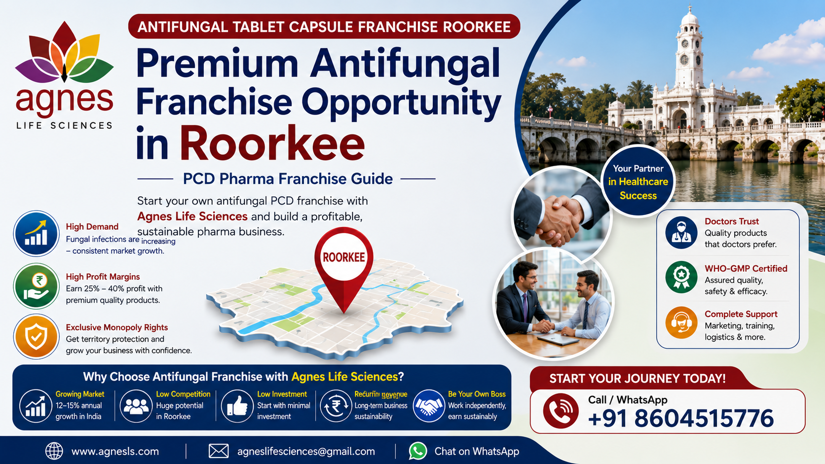 Premium antifungal franchise opportunity in Roorkee